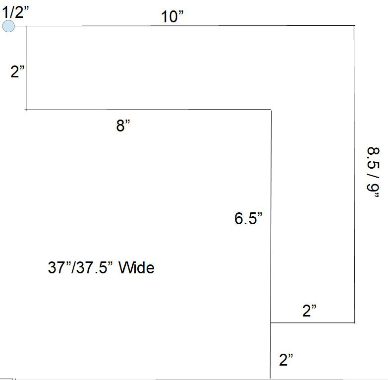 Todd Style Universal Cushion for Leaning Post - Square 2200-C Replacement HNW02