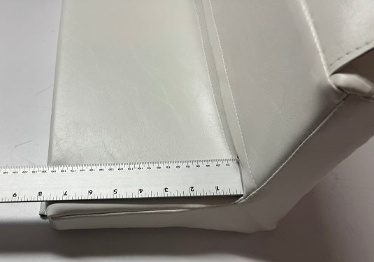 Todd Style Universal Cushion for Leaning Post - 37.5" x 10" x 8.5" - Diamond Pleat Square 2200-C Replacement