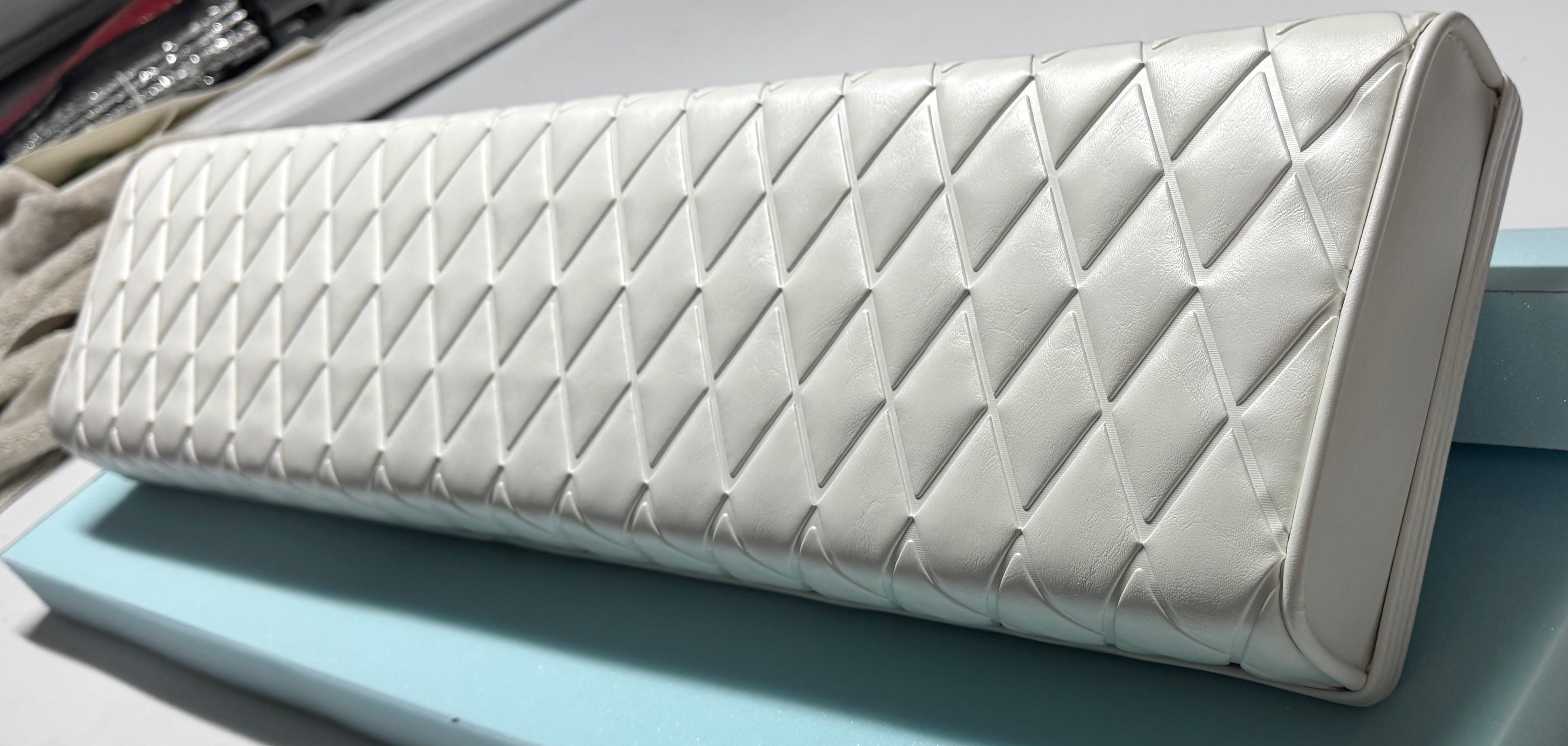 Universal Diamond Pleated Marine Boat Leaning Post Backrest Cushion-34x8x3
