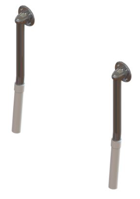 TACO Neptune Replacement Aluminum Backrest Arms